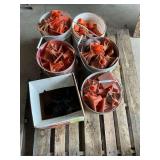 Rebar safety caps- 5 buckets
