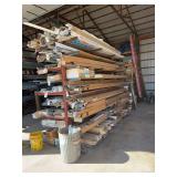 Homemade Organizing Rack For Construction Materials