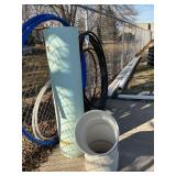 Misc pvc pipe and water line