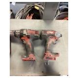 Milwaukee Drill and Impact no battery or charger