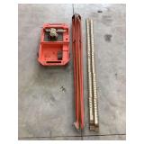 Meridian LT6-900, Tripod, Survey Stick