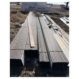 Flat metal roofing
