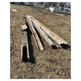 I beam 4x8 in, approximately 12 pieces.