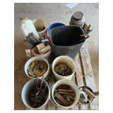 Pallet door hinges, handles, drawer slides, and