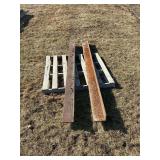2 stick of angle iron 106in long 108in long 6x4
