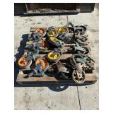 14 caster wheels