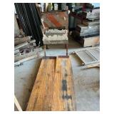 Wooden ramps, 2 barricades