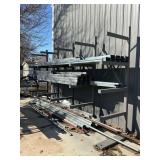 Cantilever Steel rack. Contents not included