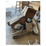 Pallet of hvac duct work and trim coil