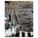 Chain link fence panels