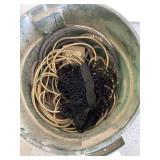 Trash can And misc Cords