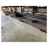 Various pipe, angle iron, rebar and misc iron
