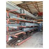 Cantilever steel rack excluding contents