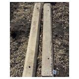 2- 6’ parking blocks