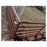 19’- 4’ L shaped steel pipe barrier