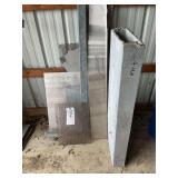 Misc sheet steel, expanded metal, and large