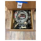 Drawer Contents - Cords, Cables, Ink Cartridges and Office Supplies