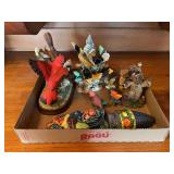 Figural Composition Collection with Birds and Bears