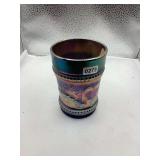 Northwood Carnival Glass Peacock at the Fountain Tumbler