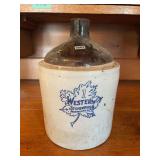 Western Stoneware Jug, Monmouth, Illinois
