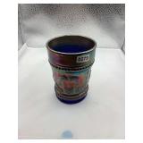 Northwood Carnival Glass Peacock at the Fountain