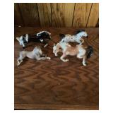 Porcelain Horse Figurines, Assorted