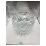 Vintage Crystal Rose Bowl