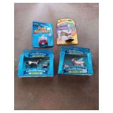 ERT Replica Farm Machines Wing Disc, Action Masters Predator Figure, Farm Country Collectible Animals - Appaloosa Mare and Guernsey Cow with Calf