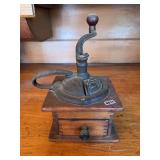 Wood and Metal Coffee Grinder