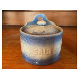 Salt Glazed Stoneware Spice Jar with Lid