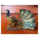 Painted Peacock Figural