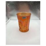 Vintage Northwood Marigold Carnival Glass Dandelion Tumbler