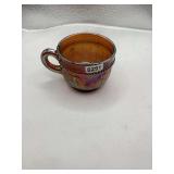 Dugan Carnival Glass Stork & Rushes Pattern