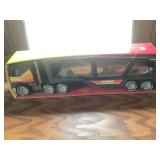 Buddy L Car Carrier with Three Cars