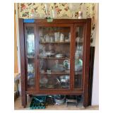 Wood and Glass Cabinet
