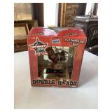 PBR Little Yellow Jacket Bull Bobblehead by Breyer