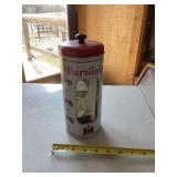 Farmall Tractor Themed Canister