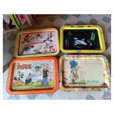 Character-Themed Metal Trays - Disney, Batman, Popeye, Holly Hobbie