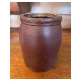 Stoneware Storage Jar