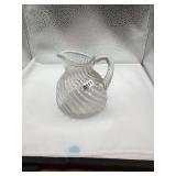Clear Glass Creamer Pitcher