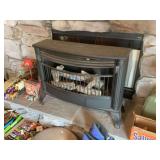 Gas Fireplace 33”x10”x25”