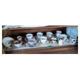 Assorted Teacups and Saucers