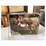 Breyer Hidalgo Horse and Barn Set
