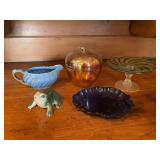 Assorted Decorative Glass and Ceramic Items