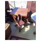 Antique Plant Stand & trees