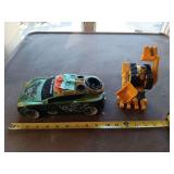Road Rippers Car and Transformer Excavator Action Figure