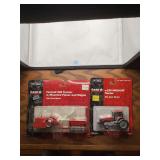 ERTL Farmall 560 Tractor with Mounted Picker and Wagon and Case IH MX180 Magnum Tractor