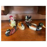 Decorative Assorted Ceramic Bird Figurines