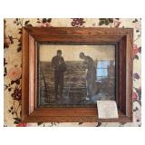 Framed 'Hard Work' Photograph