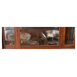 Silver Plated Chafing Dish with Glass Insert